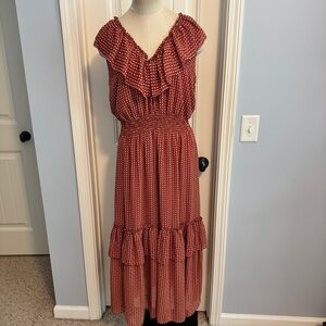 NEW Max Studio Large Maxi Midi Dress ~ Cottagecore Peasant Modest